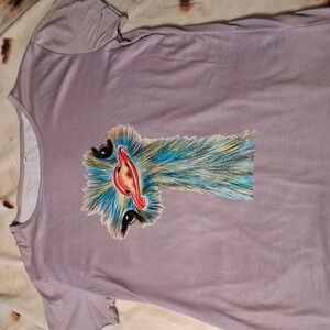 Novelty Ostrich pajama top M
